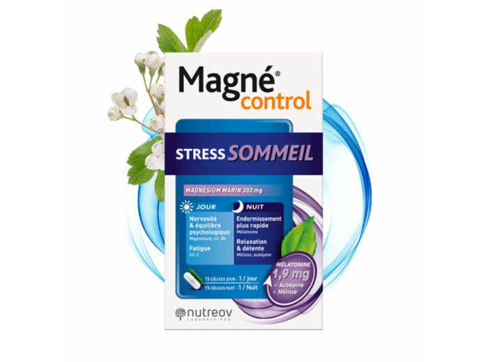 Stress Sommeil 30 Gelules Magne Control Nutreov