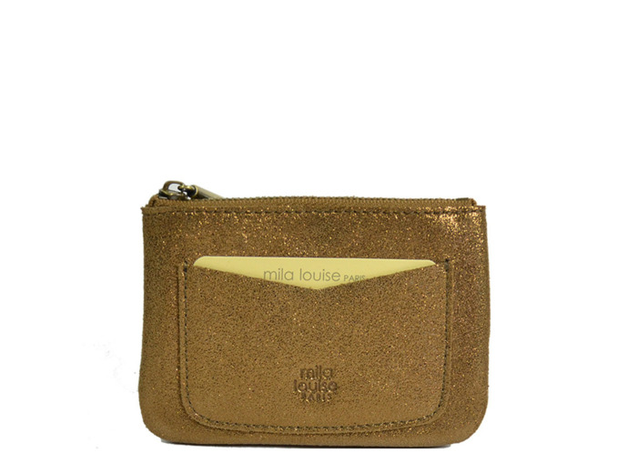Mila Louise Lias X Porte-Monnaie Ocre