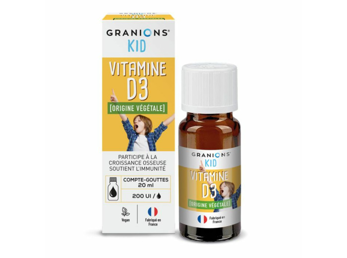 GRANIONS KID VITAMINE D3 200UI