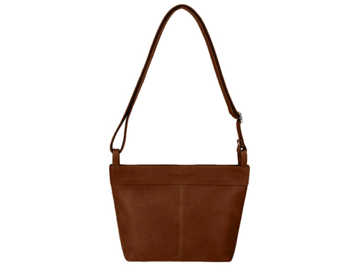 Les Ateliers Fourès Pandore Mini Sac Seau Bandoulière P100 Fauve