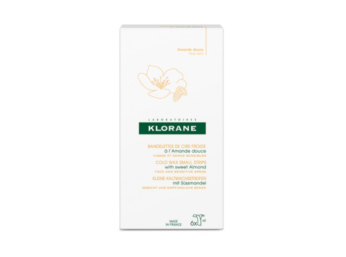 Bandelettes De Cire Froide x6 Amande Douce Klorane
