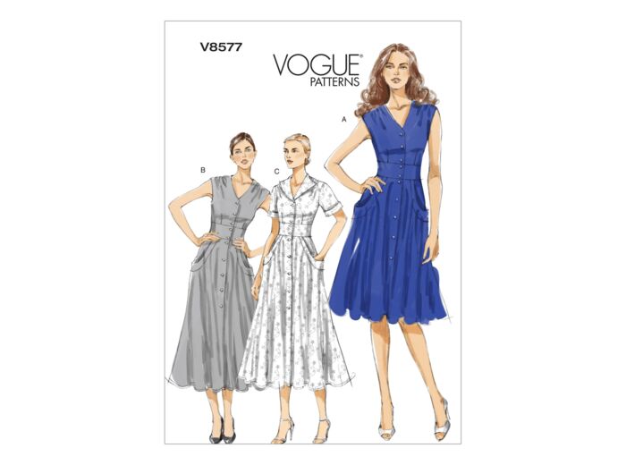 Patron de robe - Vogue V8577
