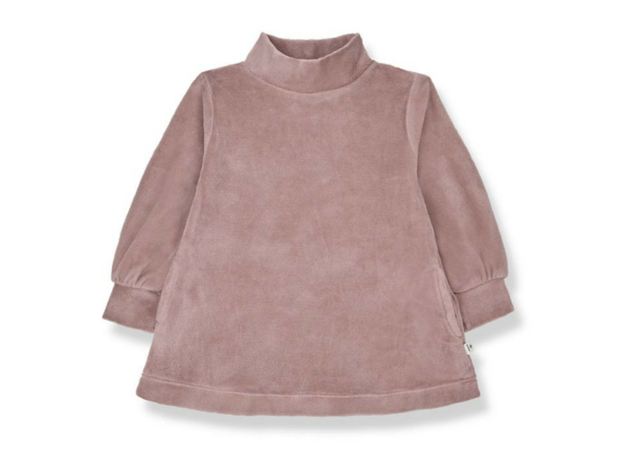 Robe velours mauve rudra