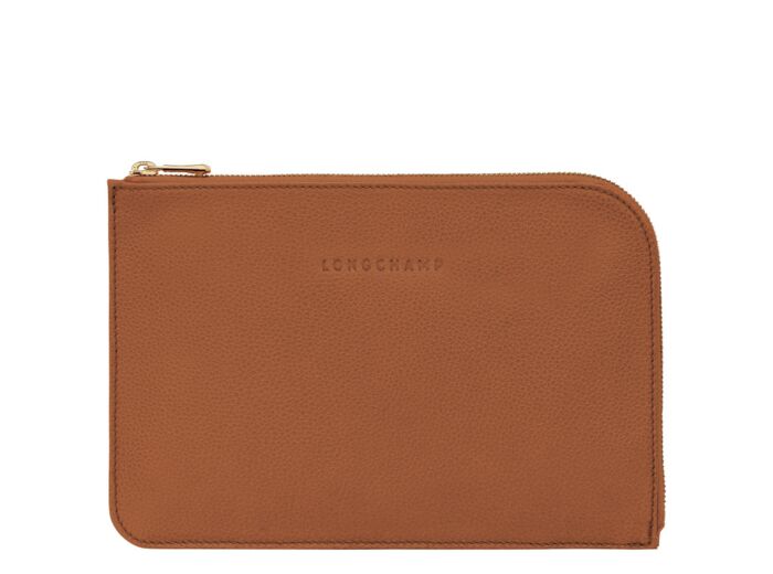 Longchamp Le Foulonné Pochette Caramel