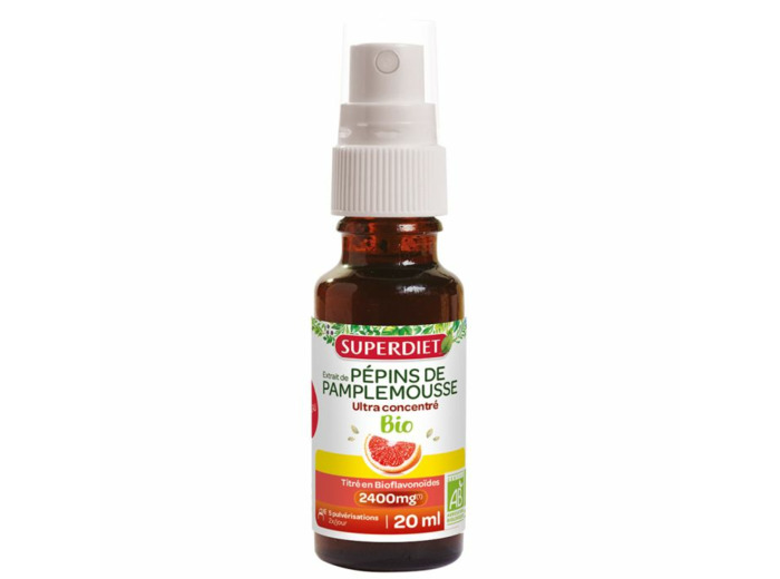 Extrait de pépins de pamplemousse Bio 20ml Superdiet