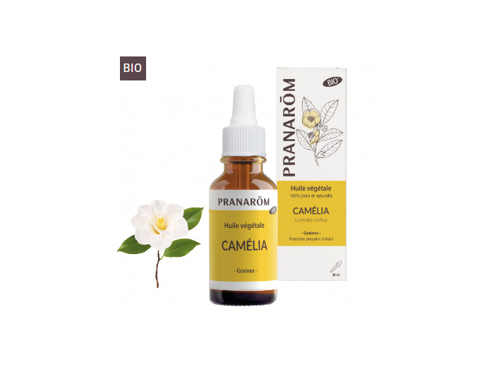 Huile végétale de CAMELIA BIO 30ml Les Huiles Végétales Pranarôm