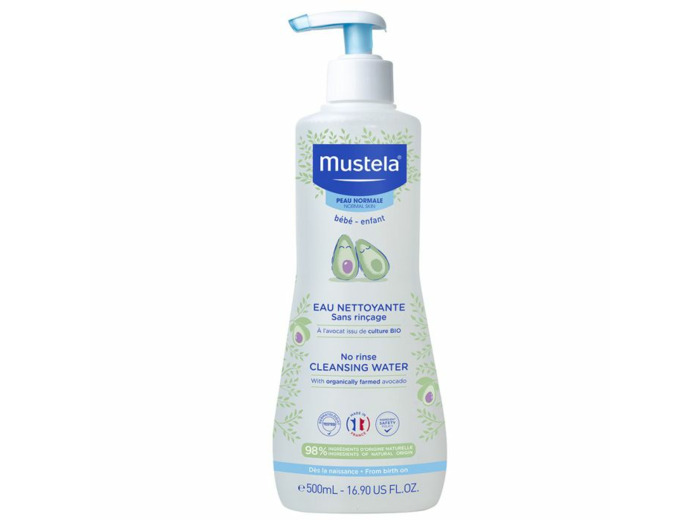 Eau Nettoyante Sans Rincage 500ml Peaux Normales Mustela