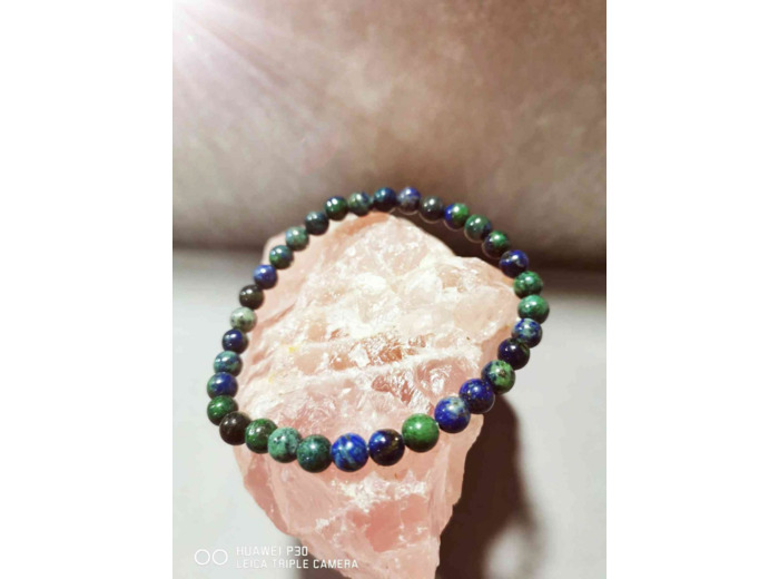 Bracelet Azurite Malachite 6mm