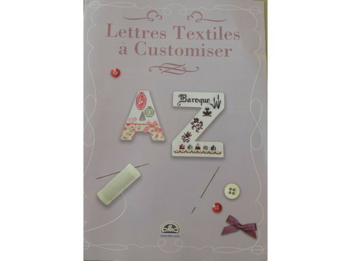 Leaflet DMC Lettres textiles à customiser