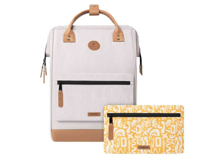 Cabaïa Large Arequipa Sac à Dos 15" Beige