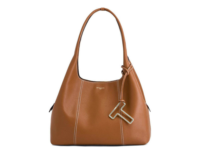 Le Tanneur Juliette Grand Sac Besace En Cuir Tan