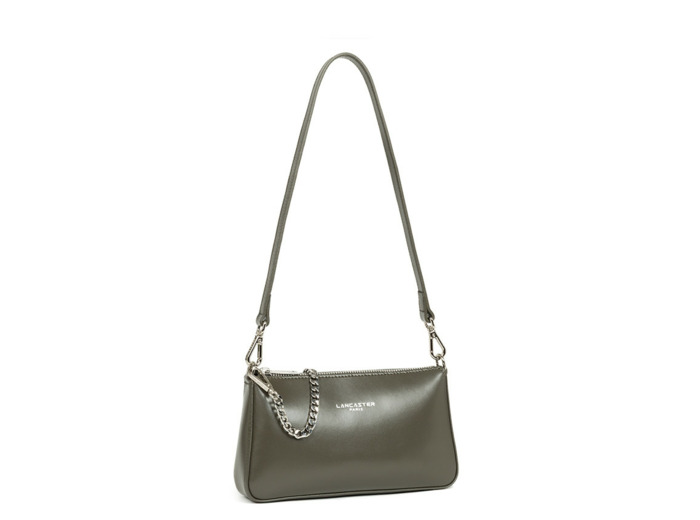 Lancaster Suave Even Sac Baguette Trotteur 433-14 Kaki Foncé