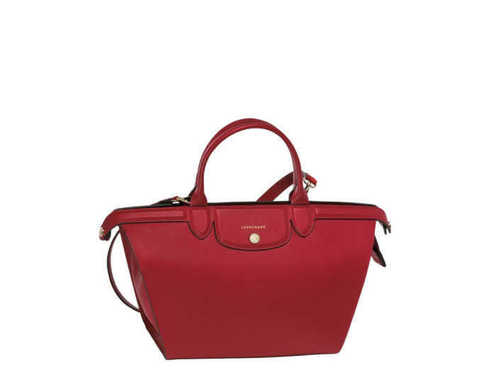 Longchamp Le Pliage Héritage Sac Porté Main Carmin