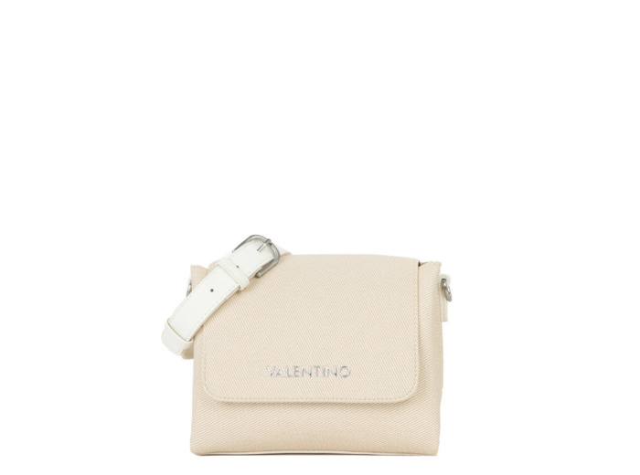 Valentino Alexia Summer Sac Porté Travers Effet Toile Nat/Off White