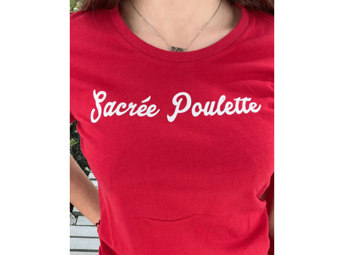 T-shirt Sacrée poulette