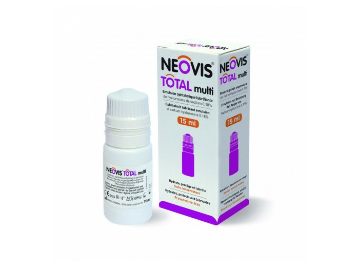 Neovis Total Multi Emulsion Ophtalmique Lubrifiante 15 ml