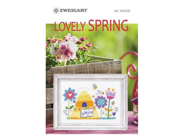 Livre broderie Lovely Spring 320 ZWEIGART