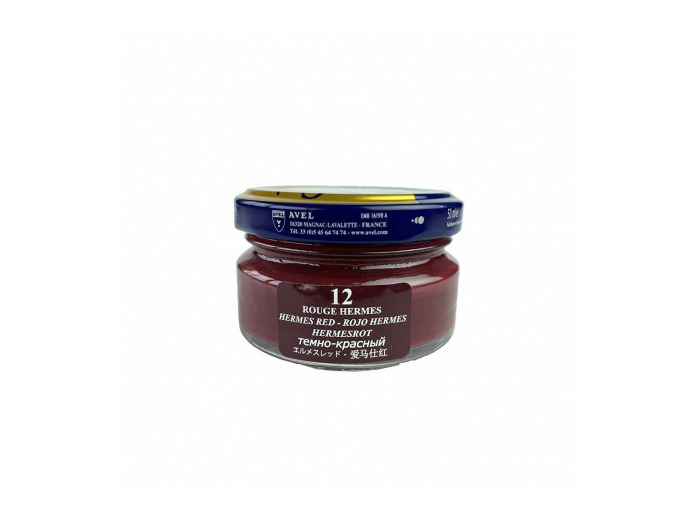 Cirage Saphir pommadier (Crème Surfine) rouge Hermès