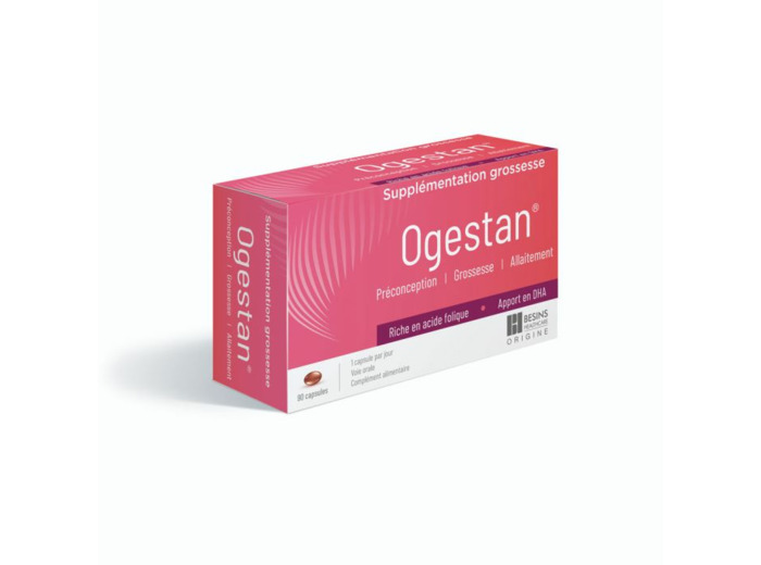 Ogestan Supplement Grossesse 90 Capsules Besins Healthcare
