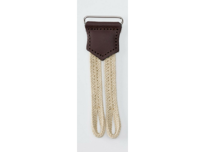 Patte de boutonnage pour bretelles beige
