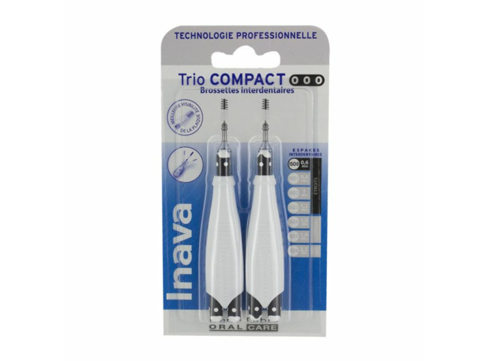 Brossettes Interdentaires 0.6mm Trio Compact Inava