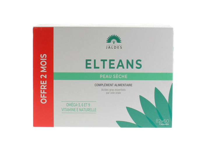 Omega 3,6,9 2x60 capsules Elteans Peau seche Jaldes