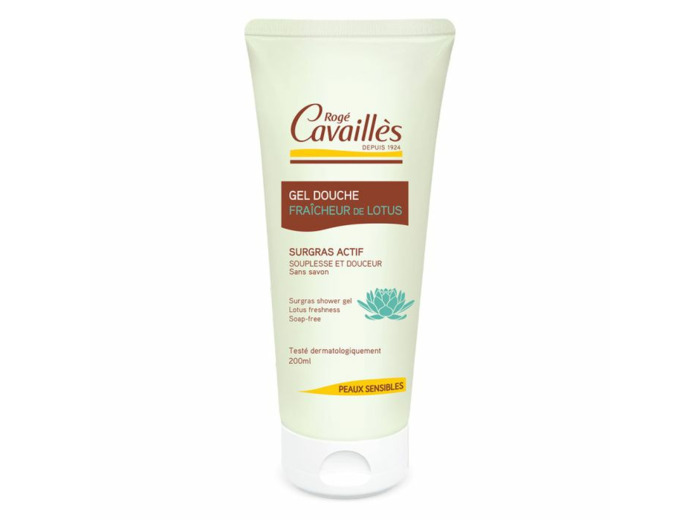 Gel Douche Extra-doux Fleur De Lotus 200ml Surgras Actif Rogé Cavaillès