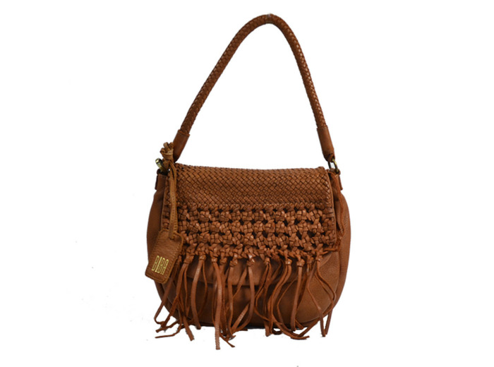 Biba Varney Sac A Main et  Bandoulière en Cuir Tressé VAR1L Cuero