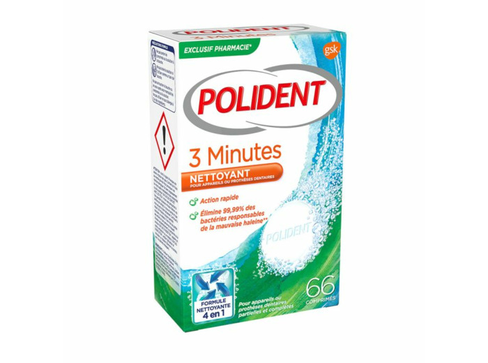 POLIDENT NETTOY 3M B/66