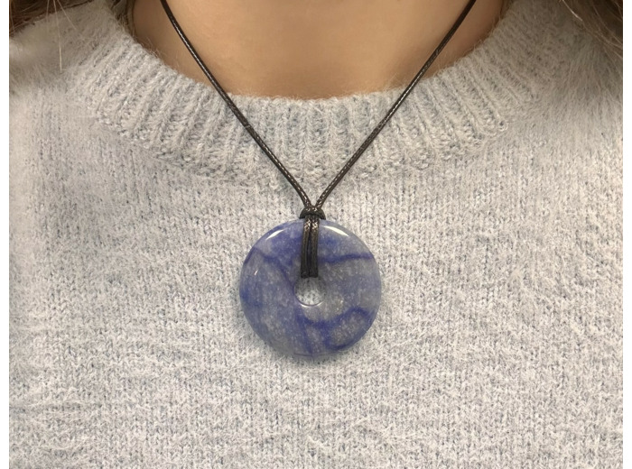 DONUT QUARTZ BLEU