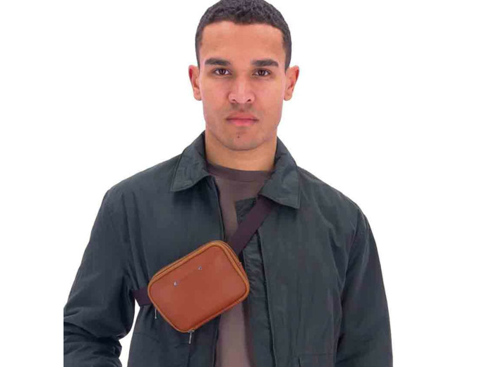 Ateliers Fourès Baroudeur Pochette Ceinture Icare F9321 Fauve