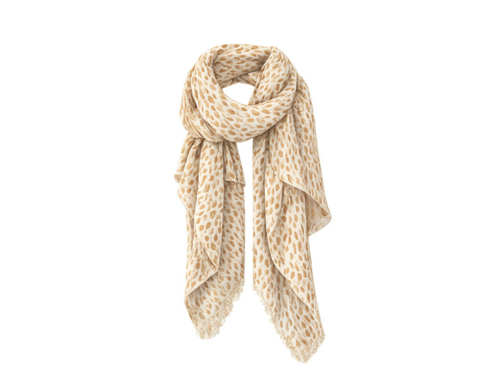 Farfouillette Eclat De Lumière Foulard A Motif Camel