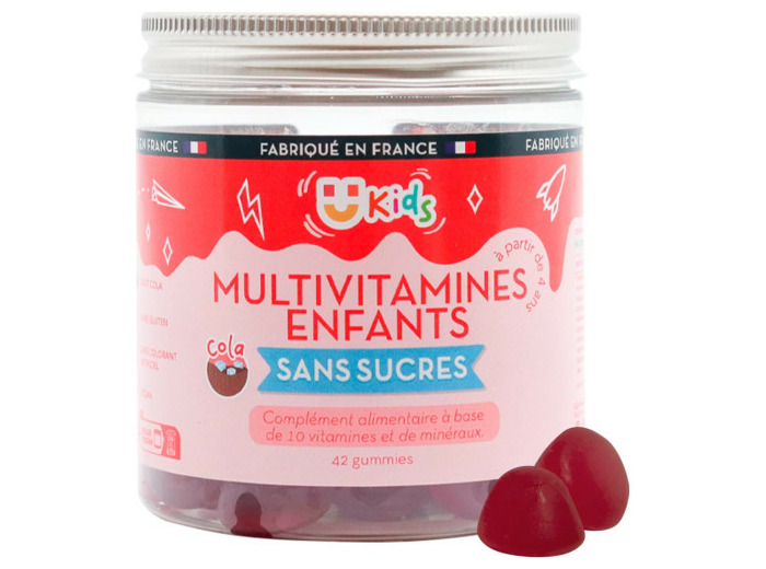 Gummies Multivitamines Enfants sans sucres x42 Gummies Cola Les Miraculeux