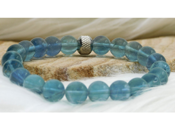 BRACELET FLUORINE BLEUE