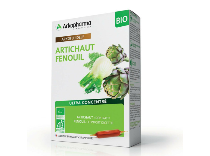 AKF ARTICH FENOUIL BTE 20 AMP 10ML