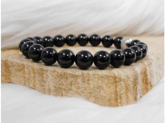 BRACELET SPINELLE NOIRE