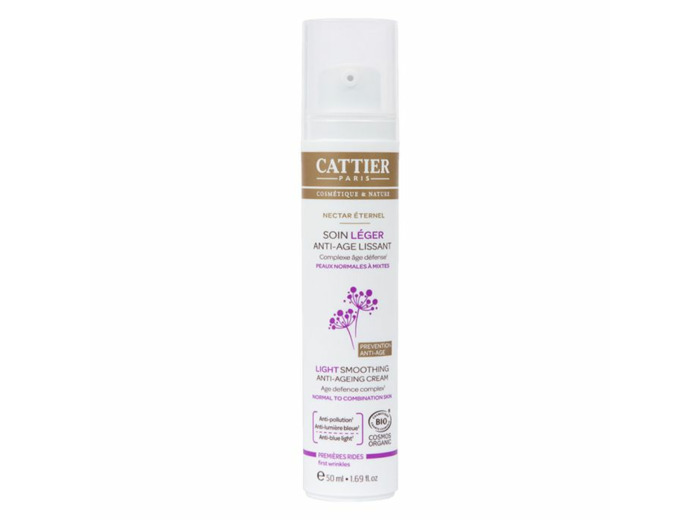 Soin Leger Lissant Peaux Normales A Mixtes Bio Nectar Eternel 50ml Anti-Âge Cattier