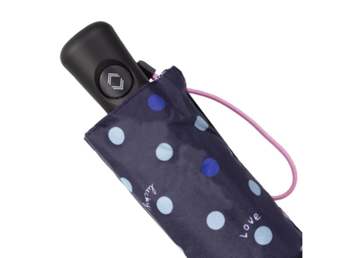 Isotoner Parapluie Mini Auto Pois Hello