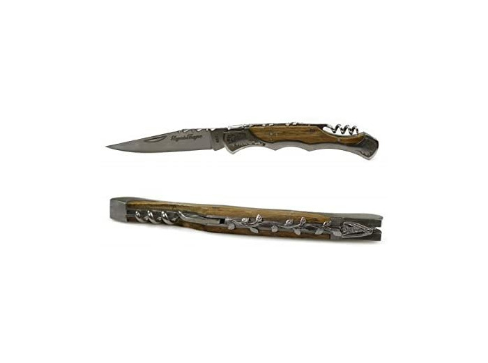 Couteau de poche laguiole zébré baroque T.B