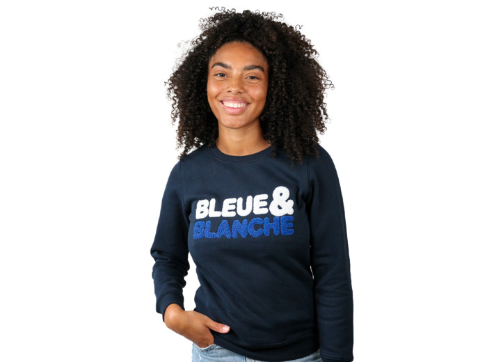 SWEAT BLEUE & BLANCHE