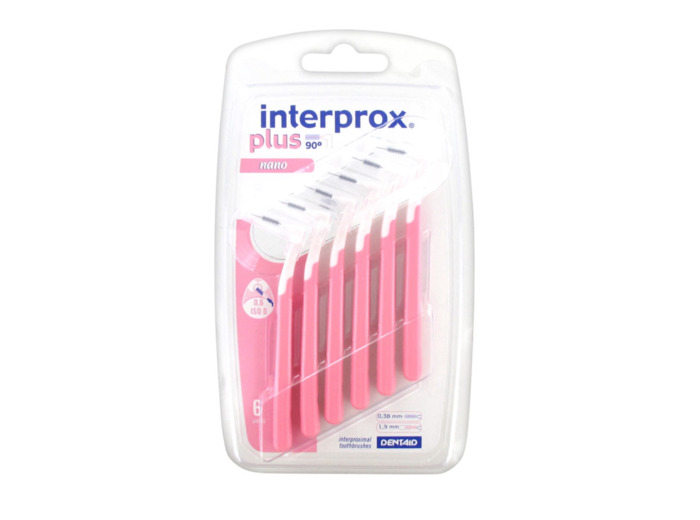 Brossettes Interdentaires 0,6mm Nano Plus X6 Interprox