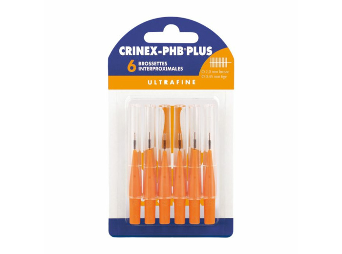 Brossettes Interdentaires Ultra Fine Phb Plus X6 Crinex