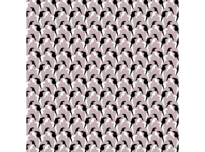 tissu pearl peach à motif sur fond rose