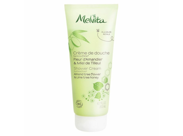 Creme De Douche Fleur D'amandier Et Miel De Tilleul Bio 200ml Melvita