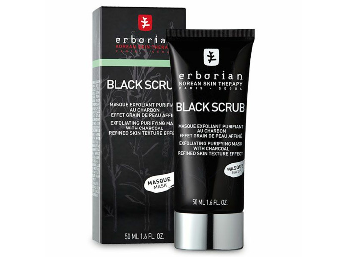 Black Scrub Masque Exfoliant Purifiant Au 50ml Erborian