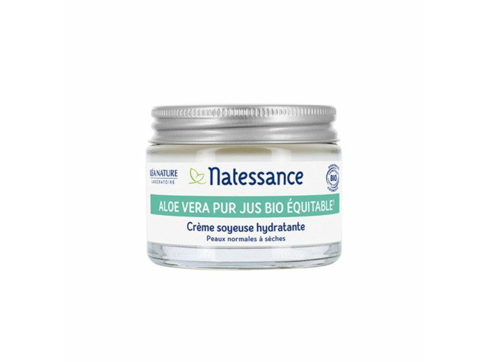 Crème soyeuse hydratante bio 50ml Natessance