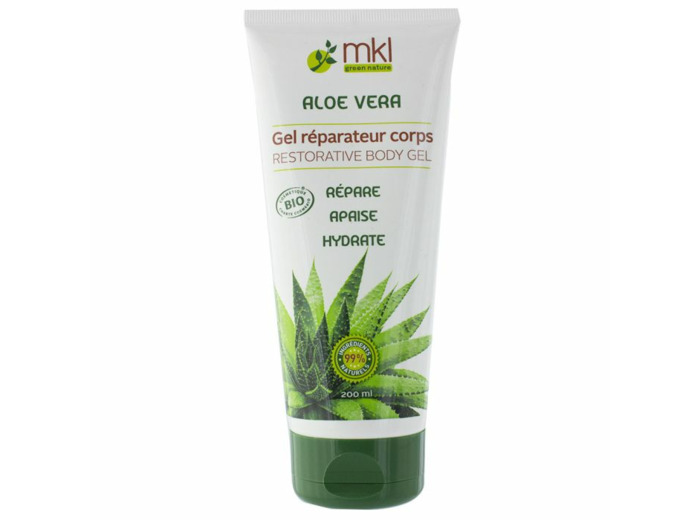 Gel Reparateur Corps A L'aloe Vera Bio 200 ml Mkl