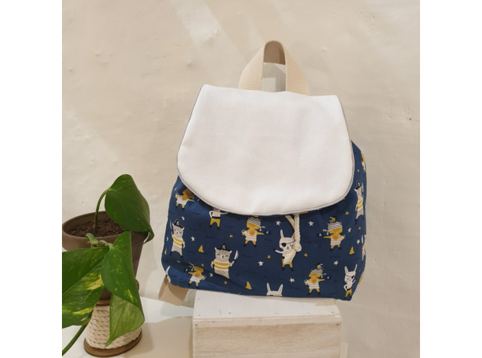 Sac à dos enfant personnalisable Ecole/Crêche modèle Pirate