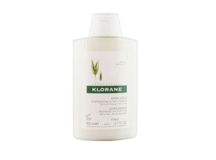 Shampoing Extra-doux 200ml Avoine Tous types de cheveux Klorane