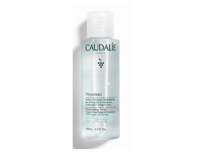 Lotion Tonique Hydratante 100ml Vinoclean Visage Et Yeux Caudalie